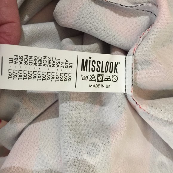 Misslook Ladies Tunic Top Size XL Holiday Reindeer - Picture 9 of 11